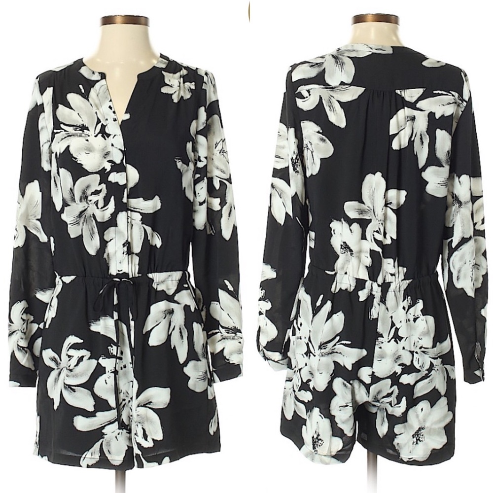 Katherine Barclay Floral Print Romper